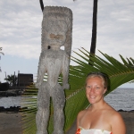 Emily at Pu'Uhonua O Honaunau