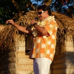 The entertainment at the luau