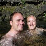 Us in the pools in 'Ohe'o Gulch