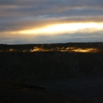 Steam on the wall of Kilauea