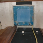 Panel around head hatch