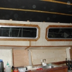Trim around main cabin windows