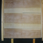 Companion way hatch insulated