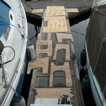 Main cabin panels all laid out
