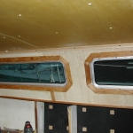 Main cabin panels in, some oiled