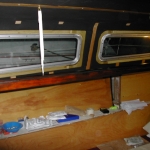New windows with foam around them