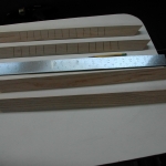 Allowing mitered parts to bend