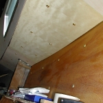 Close up over main settee