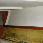 Starboard side of v-berth upon starting