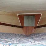 V-berth insulation up and covered