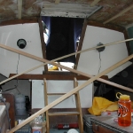 Trim install in main cabin