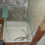 Seat support framework in place