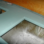 The new aft seats on the port side with extra supports