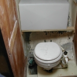 Sizing the toilet and holding tank