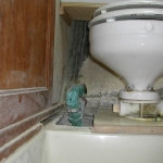 Sizing the space needed for the discharge plumbing