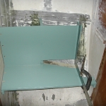 Installing the holding tank shelf