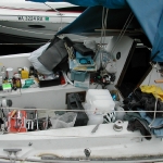 The fun of completeing projects on a small boat