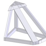 Starboard cabinet frame CAD drawing